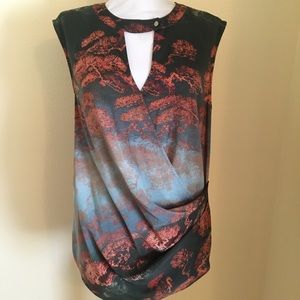 NWT Ombré Rachel Roy Large Sleeveless Top